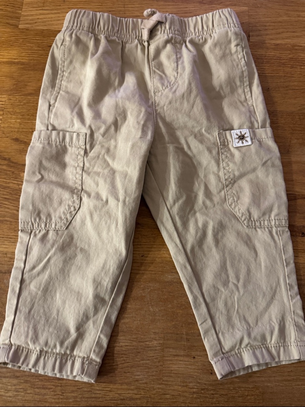 George Beige Cargo Pants for Kids